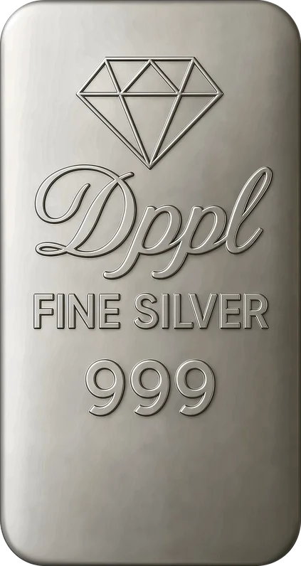 Diamond Palace Pvt. Ltd. 100 gram fine silver bar 999